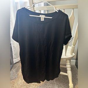Scoop wide neck shirt